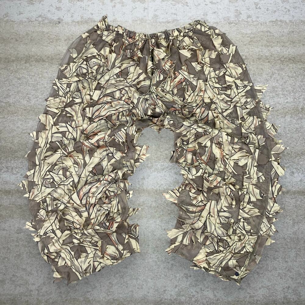 Vintage 90s Cornfield Pants 34x32 Baggy Wide Leg Camo Shell Style Made in USA - Picture 2 of 4